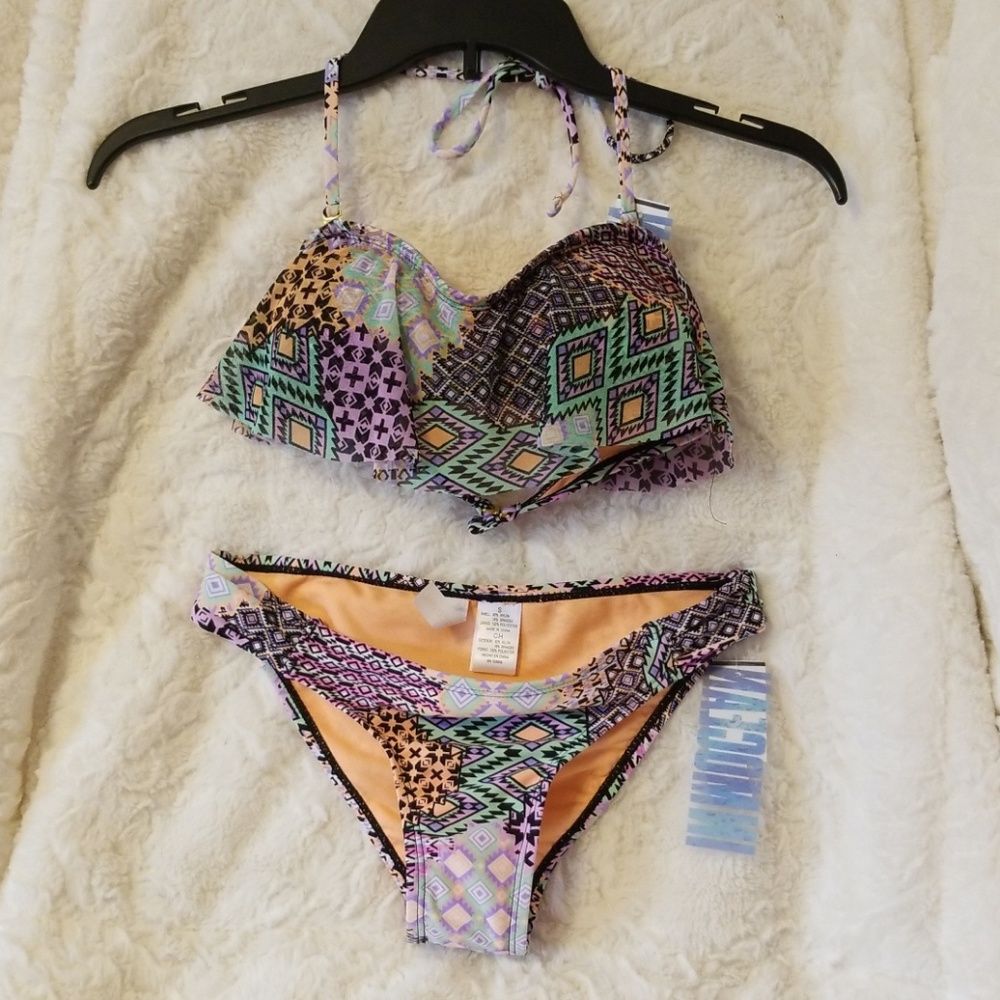 Inmocean 2pc Bikini Swimsuit S Patchwork Tribal